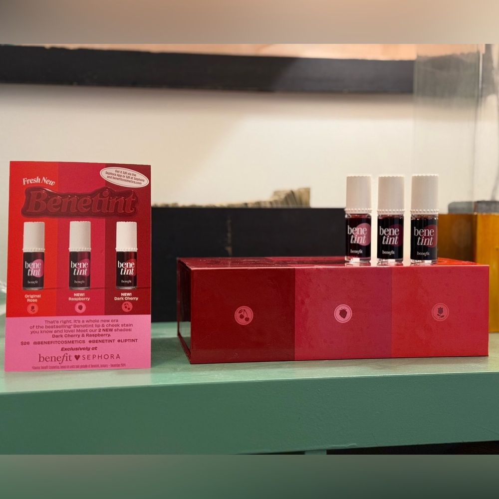 Benefit Benetint Exclusive Set - Classic Shades (Rose, Dark Cherry, Raspberry)